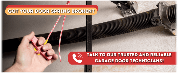 Broken Garage Door Spring Baton Rouge LA