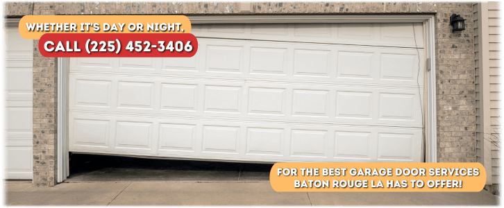 Garage Door Off Track In Baton Rouge LA